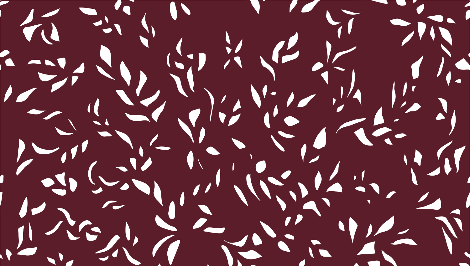 Parasoleil™ bb Leaves© pattern displayed with a burgundy color overlay