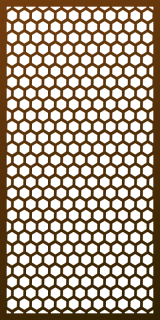 Parasoleil™ Hive© pattern displayed as a rendered panel