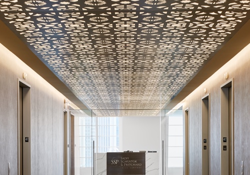 A Parasoleil Ceiling System in the Salvi, Schostok & Pritchard Law Firm