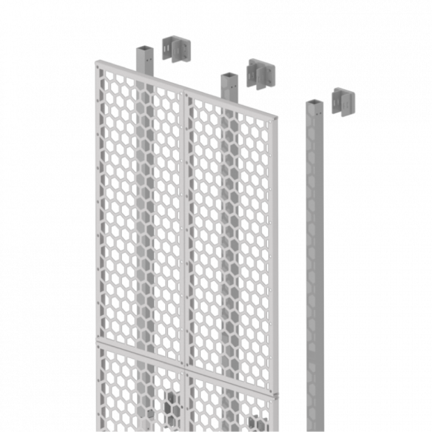 Rendering of a Parasoleil™ ParaClad 100 Substructure Solution