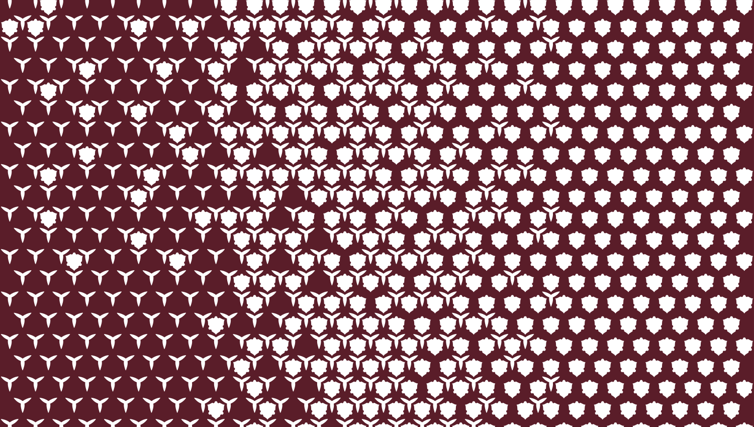 Parasoleil™ Apiary© pattern displayed with a burgundy color overlay