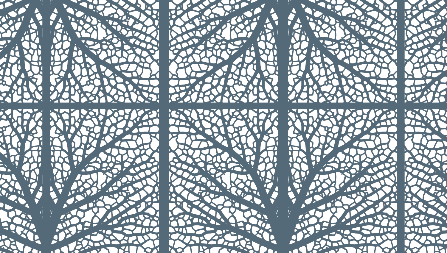 Parasoleil™ Arboreal II© pattern displayed with a blue color overlay