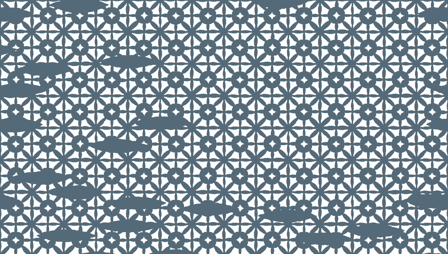 Parasoleil™ Balambra© pattern displayed with a blue color overlay