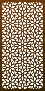 Parasoleil™ Boulder Flower© pattern displayed as a rendered panel