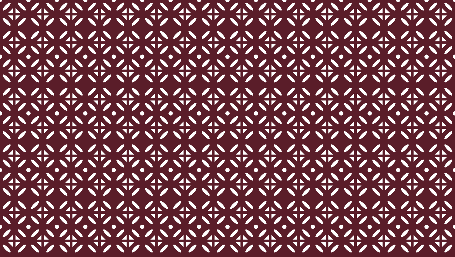 Parasoleil™ Continental Flower© pattern displayed with a burgundy color overlay