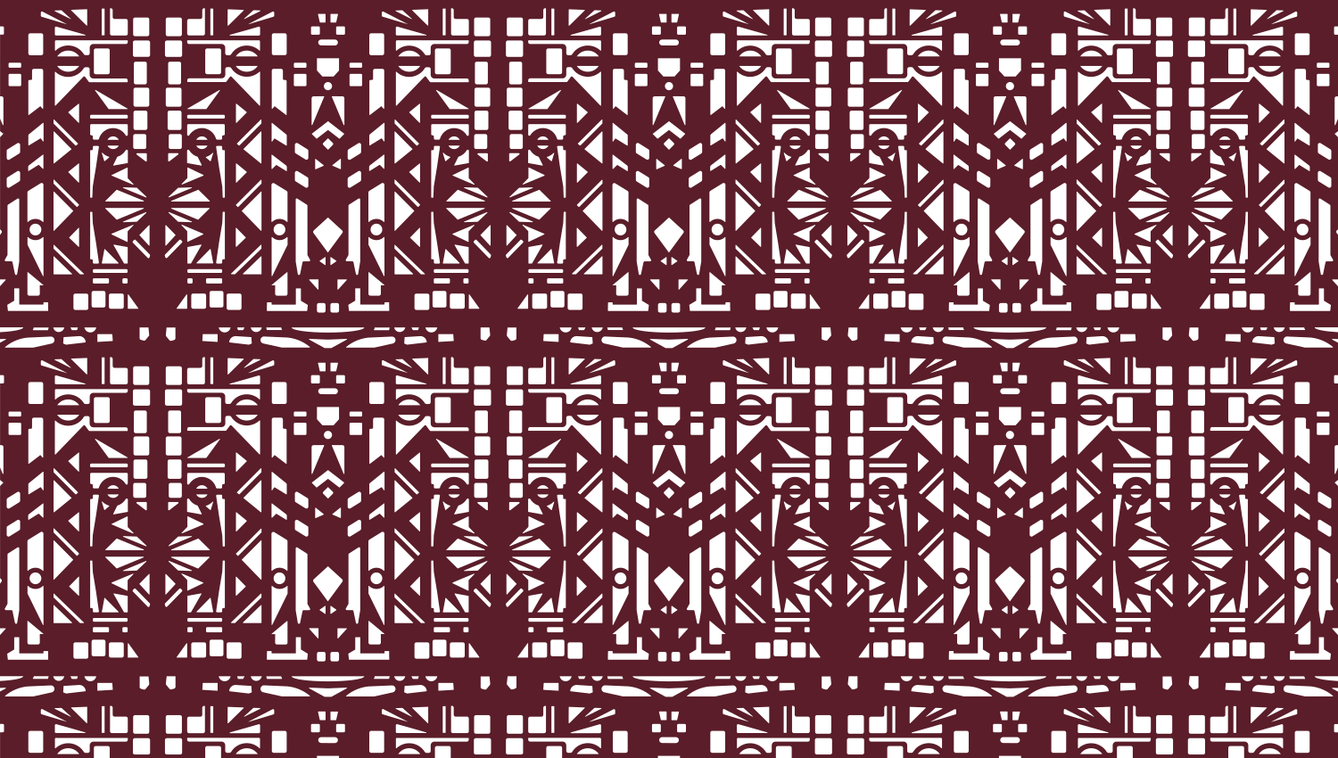 Parasoleil™ Kitty's Pattern© pattern displayed with a burgundy color overlay