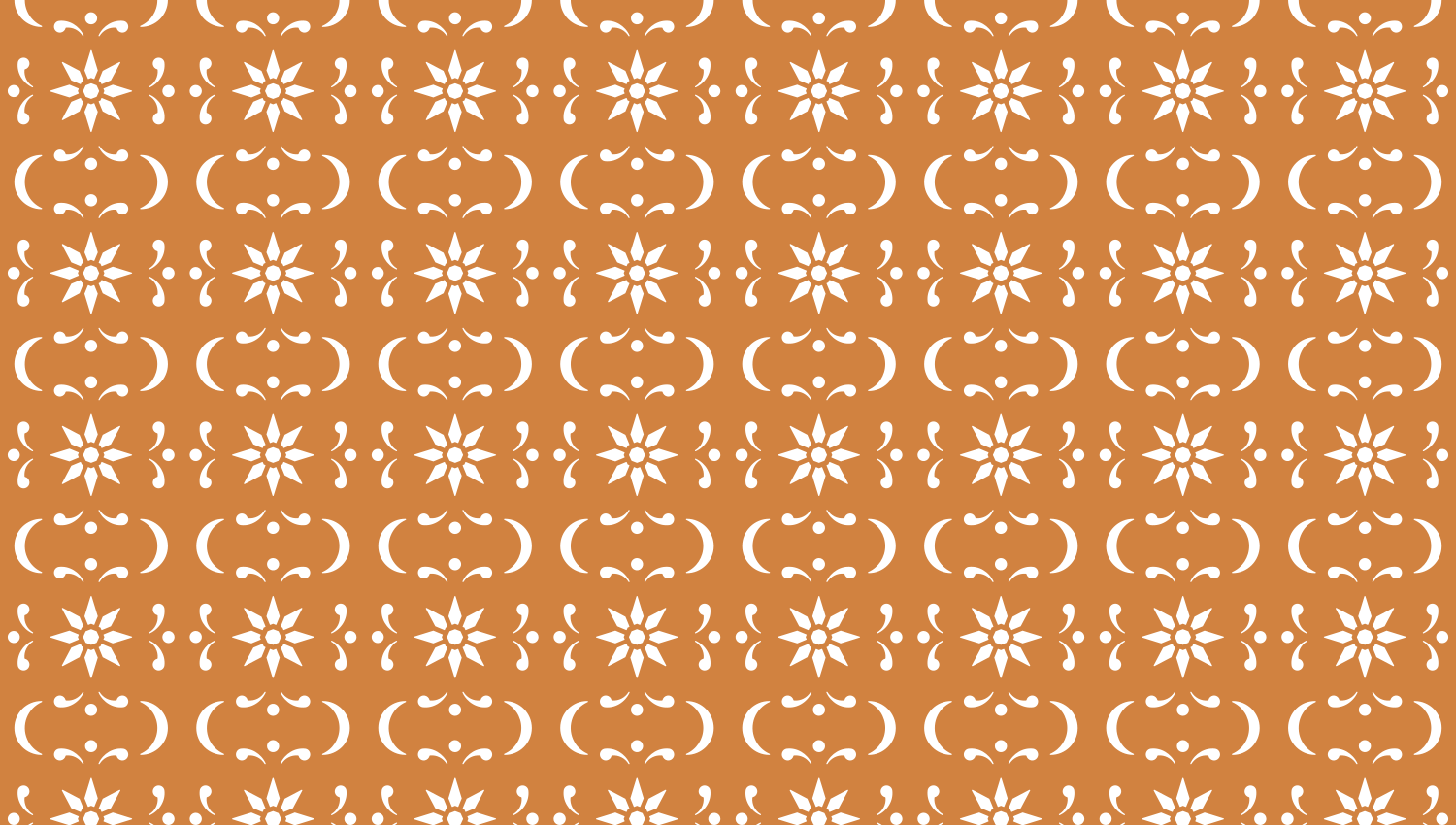 Parasoleil™ Mission© pattern displayed with a ochre color overlay