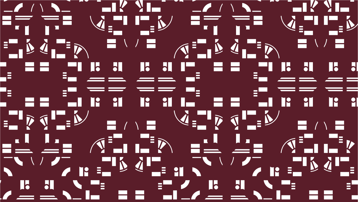 Parasoleil™ Night Life© pattern displayed with a burgundy color overlay