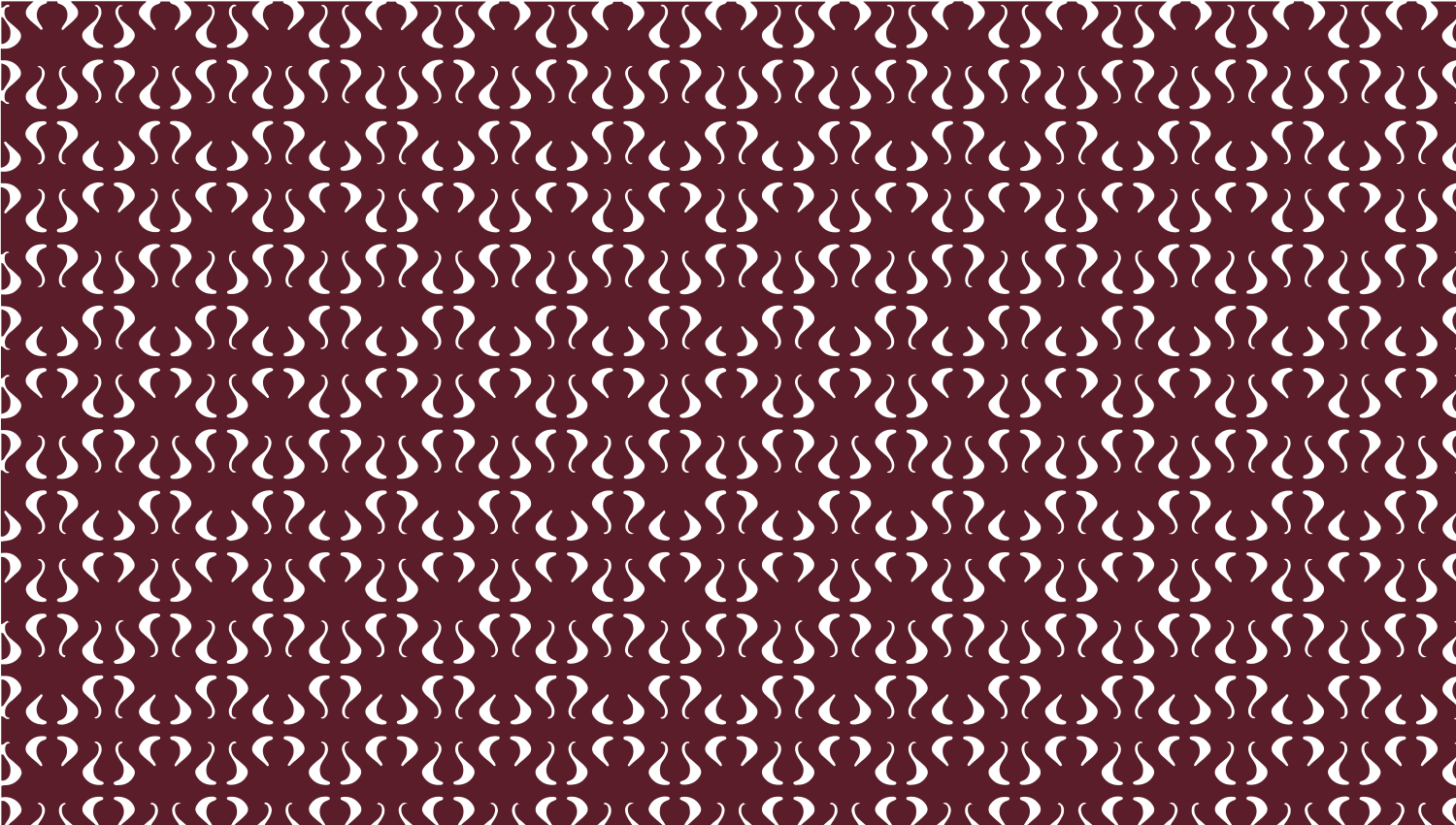 Parasoleil™ Onion© pattern displayed with a burgundy color overlay