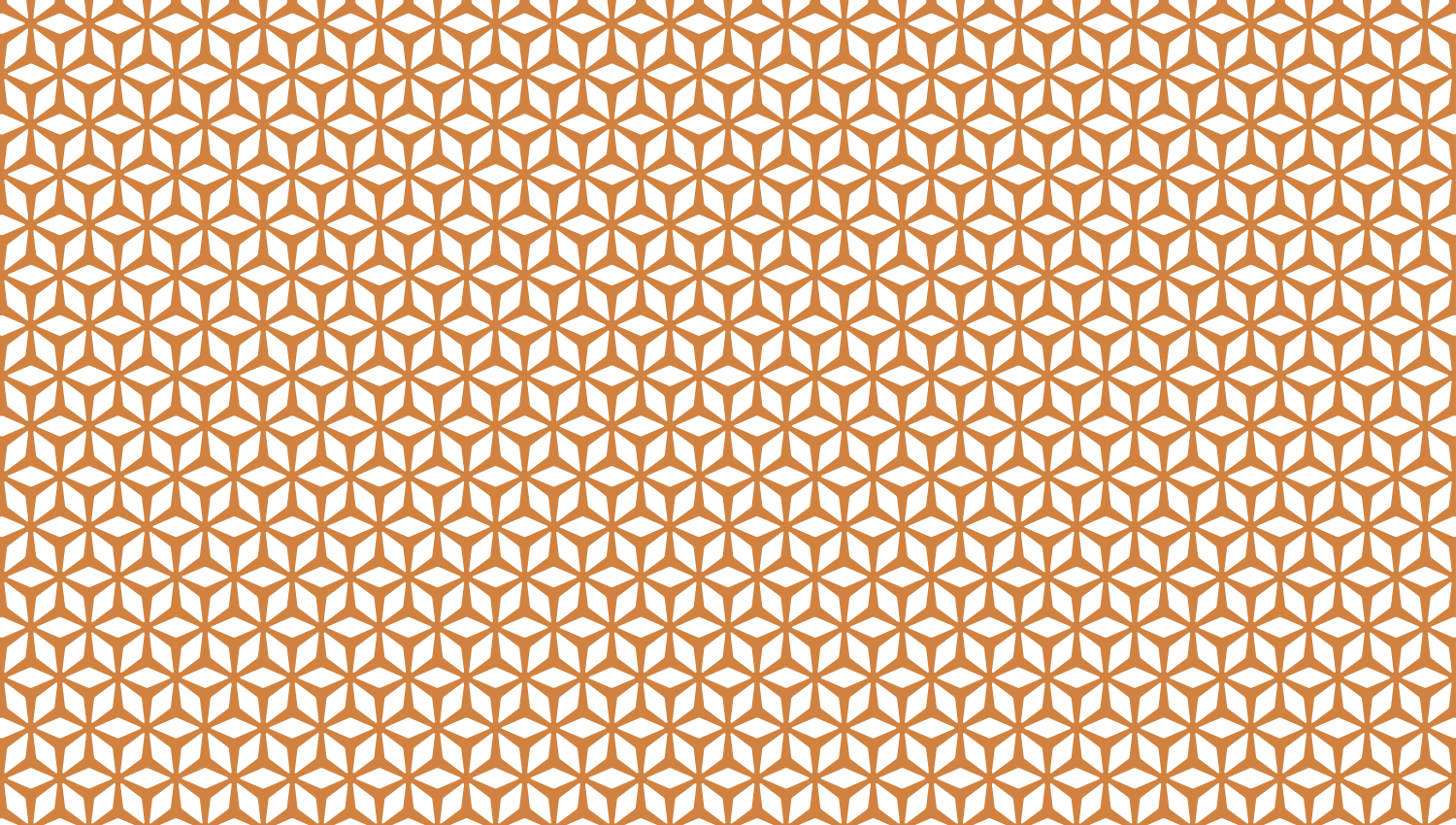 Parasoleil™ Tesseract© pattern displayed with a ochre color overlay