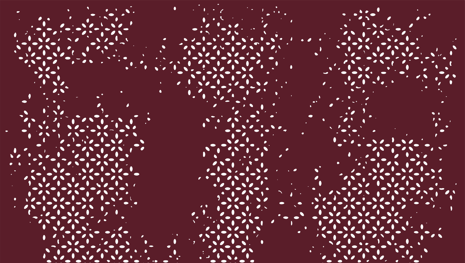 Parasoleil™ White Sands© pattern displayed with a burgundy color overlay